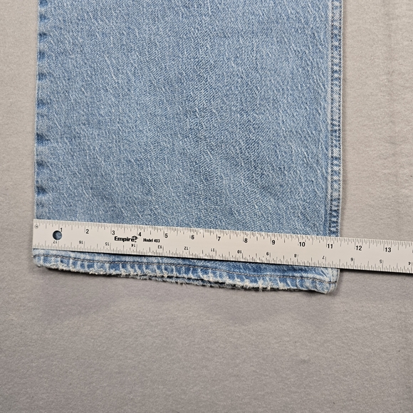 Levi's Premium Jeans 70's High Rise Flare Leg Womens 34 x 32  Medium Blue - Picture 6 of 13